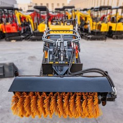 51” Snow Cleaner Angle Broom Sweerper Snow Brush Fit Toro Dingo Mini Skid Steer