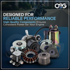 OEG Parts New 24V Starter Solenoid Compatible with Komatsu (1984-2010), Mitsu…