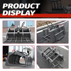HUAYEE FREE SHIPPING NEW Grapple Grabber Mini Skidsteer Loader Attachments