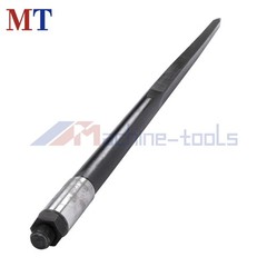 Black Hay Spike Bale Spear 49″ 4500lbs Capacity Spike Fork Fit For Tractor 2 Pcs