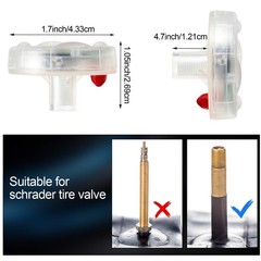 8 Pieces Car Tire Lights Wheel Valve Stem Lamp Cap Solar Led White