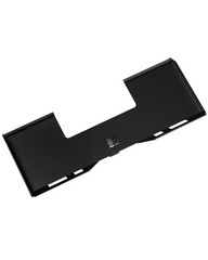 Universal Skid Steer Quick Attach Plate Adapter 1/4″ Steel w/ 2″ Hitch Receiver