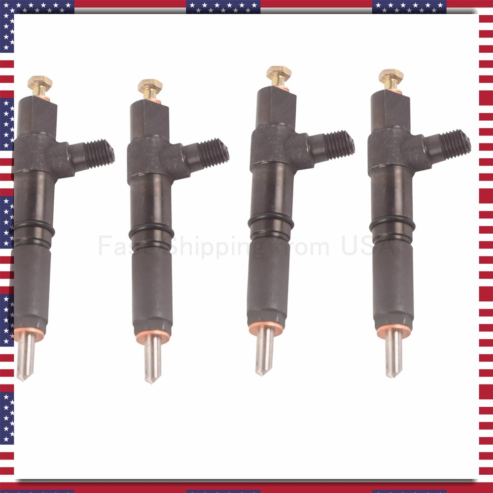 Fits Kubota V2403 D1703 Engine Zexel 1G852-53001 1G852-53002 4Pcs Fuel Injector