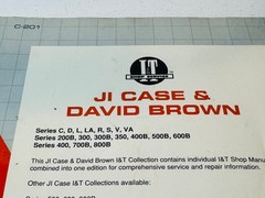 JI Case Tractor Service Repair Shop Maintenance Workshop Manual David Brown Case