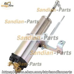 12V Fuel Stop Solenoid Valve A044F796 For Excavator Flameout Switch Replacement