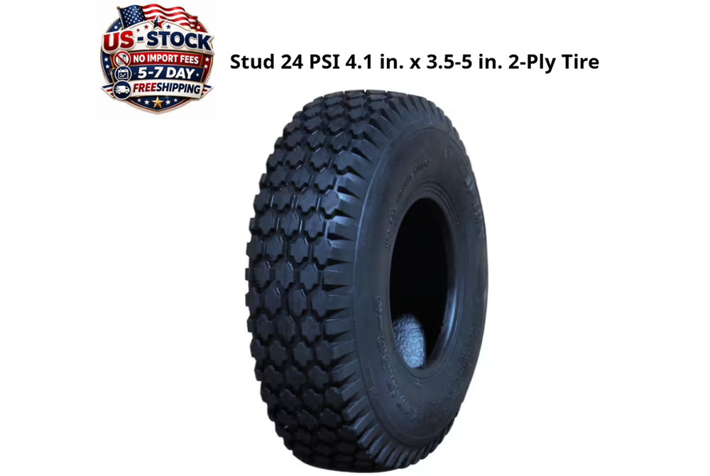 Stud 24 PSI 4.1 in. x 3.5-5 in. 2-Ply Tire