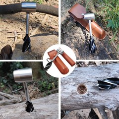 1×6.7 Inch Bushcraft Hand Auger Wrench Manual Hole Maker Hand Auger Wood Drill