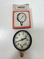Ametek Gauge 2″ 30-0-150 C500 1/8LM 49609 NOS