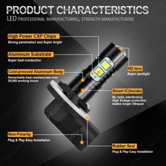 2 SUPER Bright LED light bulbs for Holland / Case HALOGEN Bulb 9847313 12v 37.5w