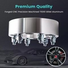4PCS 2″ 6×5.5 Wheel Spacers Forged M14x1.5 Hub 108mm Escalade Silverado C/K2500
