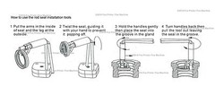 Skid steer-Compact tractor loader cylinder tool kit, Gland Wrench Seal Installer