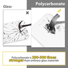 Clear Polycarbonate Door glass For Kubota SVL65 SVL75 SVL90 SVL95 Track Loader