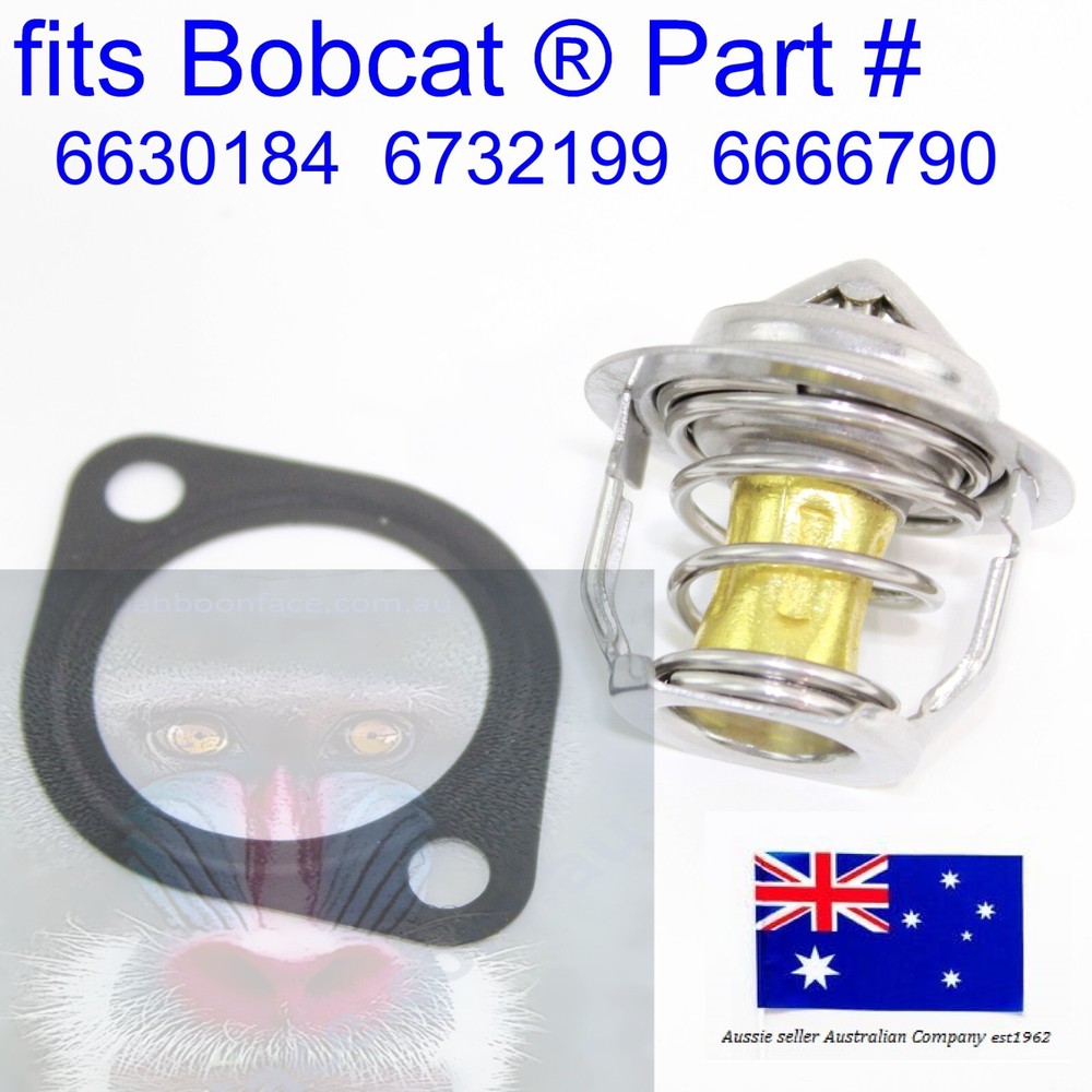 for Bobcat Kubota Thermostat 6630184 with Heater S175 S185 T190 L28 5600 337 341