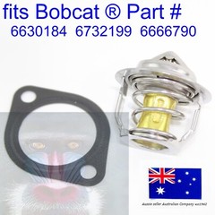 for Bobcat Kubota Thermostat 6630184 with Heater S175 S185 T190 L28 5600 337 341