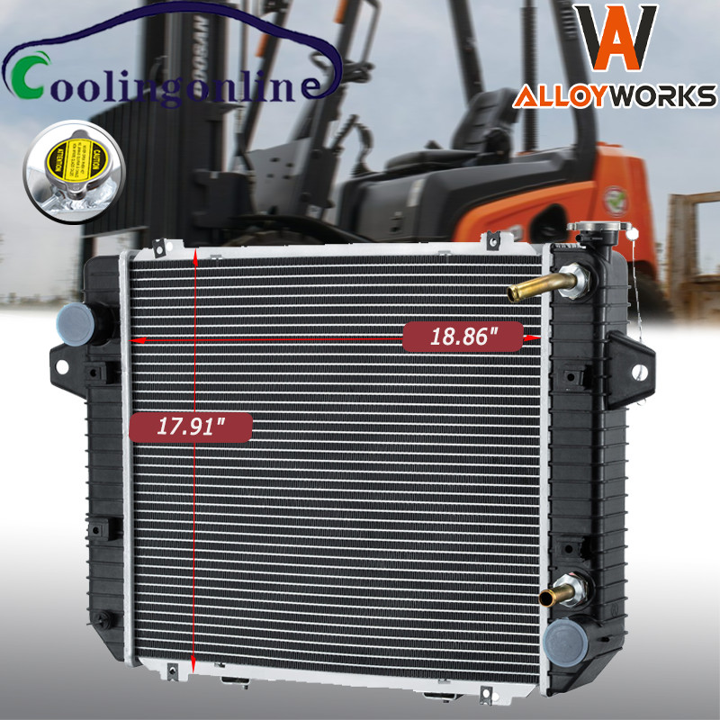 RADIATOR Fits 12-UP DOOSAN DAEWOO FORKLIFT G20P-5 GM 3.0L LP #440211-00010