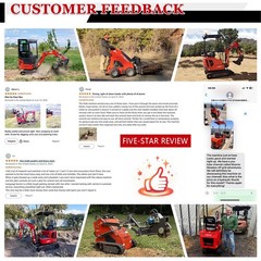 HUAYEE FREE SHIPPING New Mini Skid Steer Loader 13.5hp B&S Gas EPA Engine