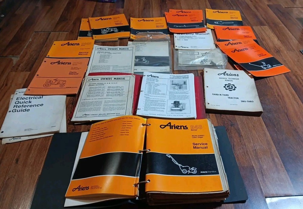 Large Ariens Service Repair Manual 901 902 937 834 934 944 9445 &more