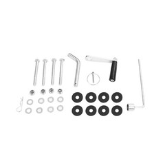 50″ 1-Point Manual Implement Lift System For ATV/UTV Lawn Tractor w/2″ Receiver