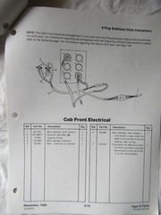 1984 Steiger Tiger III 4WD Tractor Electrical Equipment Parts Catalog Manual