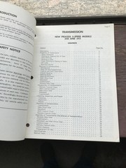 GENERAL MOTORS GM X-7B—09B Truck Unit Repair Manual Transmission 5 Speed 540 542
