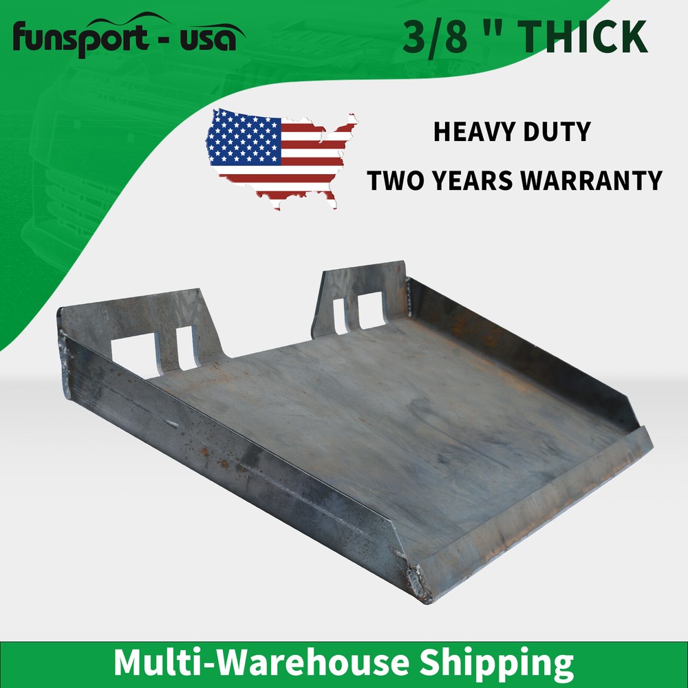 3/8″ Quick Tach Attachment Mount Plate Heavy Duty Skid Steer for Bobcat Kubota