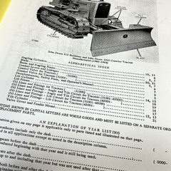 Service Manual Parts Catalog Set for John Deere 1010 Crawler Tractor Dozer Shop