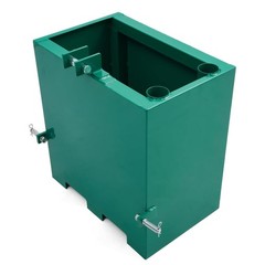 3 Point Ballast Box w/ 2″ Hitch Receiver for Category 1 Tractor Attachment 800LB