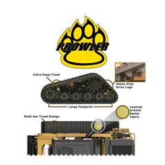 ASV RC-50 Rubber Track – 381×101.6×42 – Multi-Bar Tread – Kevlar Reinforced