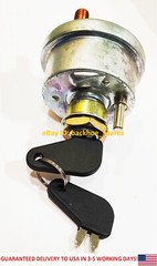 7N-0718 7N0718 BATTERY DISCONNECT IGNITION SWITCH FITS CATERPILLAR WITH 2 KEYS