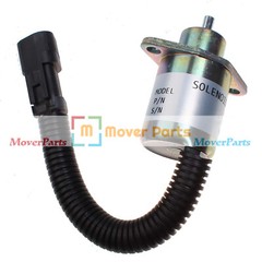 Fuel Shutoff Solenoid 12V 173-1338 172-7209 For CAT 236 246 252 267 277 287 906
