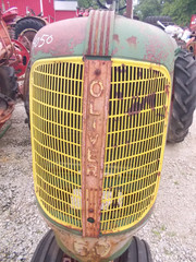 Oliver 60 Tractor NICE ORIGINAL front nose cone grill w/ screen & center badge