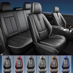 Mazda CX-5 Seat Covers 2013-2026 Waterproof Leather Airbag Compatible Black-Grey