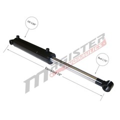 Hydraulic Cylinder Welded Double Acting 3.5″ Bore 4″ Stroke Cross Tube 3.5×4