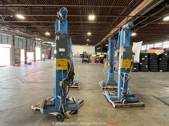 2009 Lot of (4) SEFAC PMZ Portable Heavy Duty Electrical Equipment Lift bidadoo