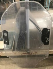 1/2″ Caterpillar D Series Skid Steer Door Polycarbonate Lexan Mulcher Mower Demo