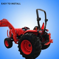 Tractor 2″ Receiver Trailer Hitch Drawbar Gooseneck 3 Point Hay Bale Attachment