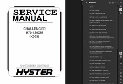 HYSTER FORKLIFT (K005) H4.50XM SERVICE REPAIR SHOP PARTS MANUAL PDF USB