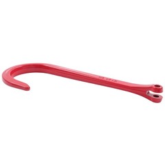 15 Inch Red J Hooks 7,100 LBS Working Load Limit Grade 80 Clevis J-Hook (2 Pack)