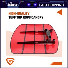 Shield Tuff Top Tractor Canopy For 2″ x 2″ or 2″ x 3″ ROPS 48″ X 52″-Red NEW