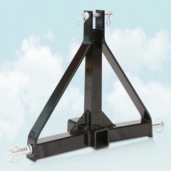 HECASA 3 Point 3 PT Trailer 2″ Receiver Hitch Adapter Tow Drawbar CAT 1 Tractor
