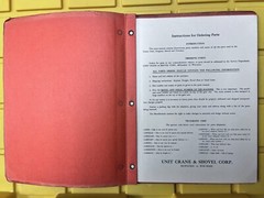 Unit Crane Shovel 617 Crawler Parts Catalog & Maintenance Operating Manual