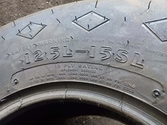 12.5L-15 TIRE NEW COSMETIC BLEM 10PLY FARM SERVICE IMPLEMENT 12515 12.5L-15