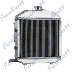 # SBA310100211 Aluminum Radiator with Cap Fit Ford 1300 Compact Tractor