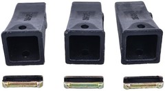 3PCS Bucket Teeth-Roll Pins X156L TX156 Heavy Duty for Backhoe Loader &Excavator