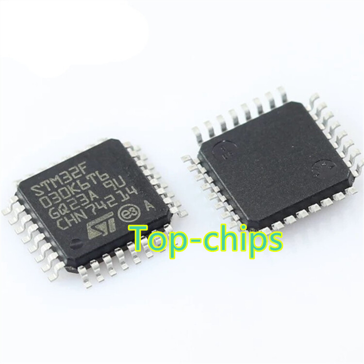 5PCS STM32F030K6T6 LQFP-32 32 Bit Microcontroller Value Line ARM Cortex-M0 48