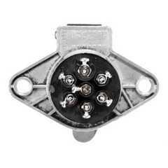 Implement Light Socket – 7 Pin Fits Case IH Fits Ford Fits Massey Ferguson Fits
