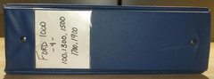 FORD NEW HOLLAND 1100 1300 1500 1700 1900 TRACTOR SERVICE REPAIR WORKSHOP MANUAL