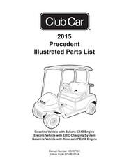 2015 Gas & Electric Service Parts Manual 2015 Club Car Precedent 5710