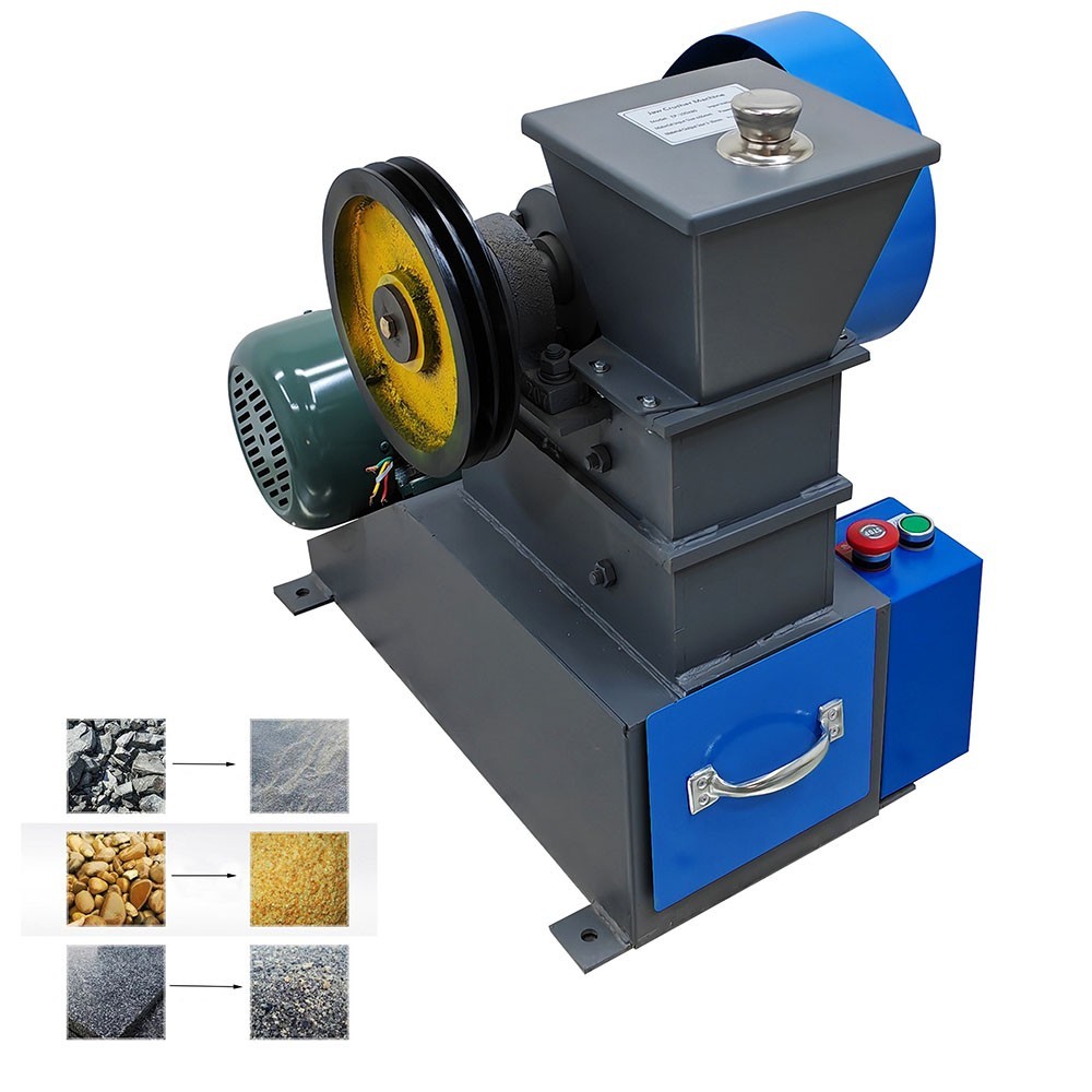 220V Jaw Crusher Rock Crush Machine 2200W Powerful Stone Coal Ore etc. Grinder