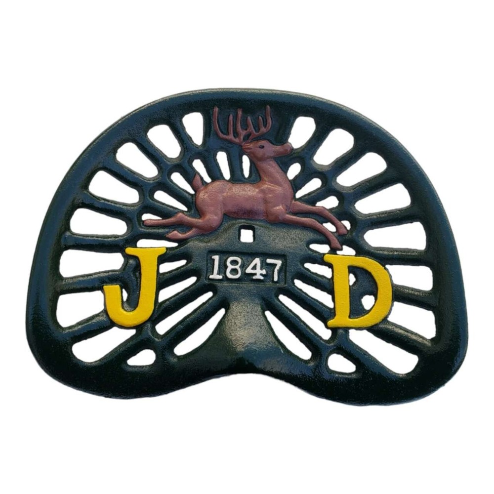 Metal Faithfully Reproduced Cast Iron John Deere Tractor Seat